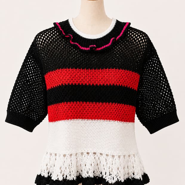 MSGM 여성 반팔니트 