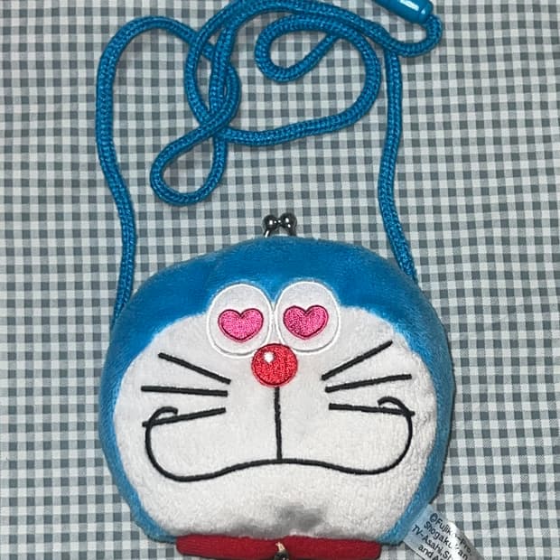 [단순전시, 수수료포함] 도라에몽 가마구치 가방