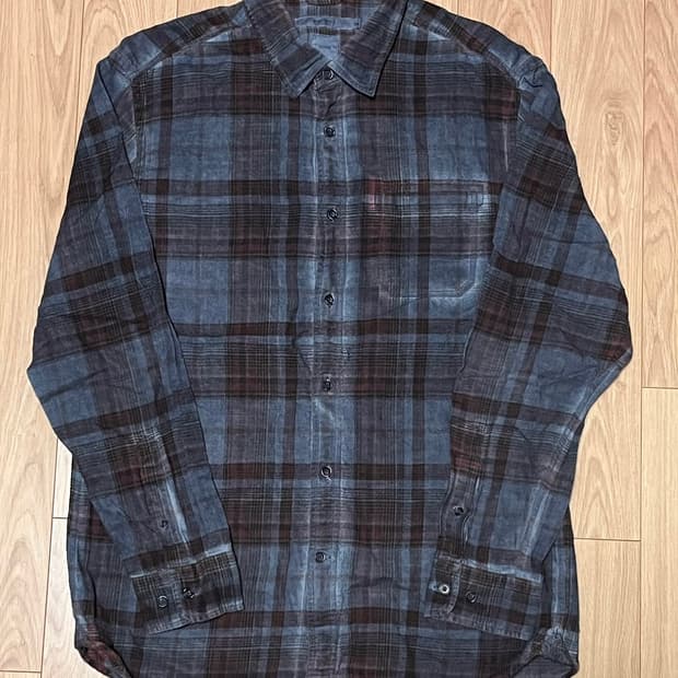 시리즈 Series 루즈핏 체크 셔츠 100