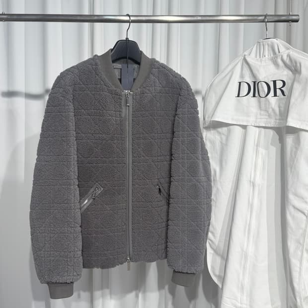 [정품] 디올 까나쥬 시어링 무스탕 봄버 자켓 54사이즈