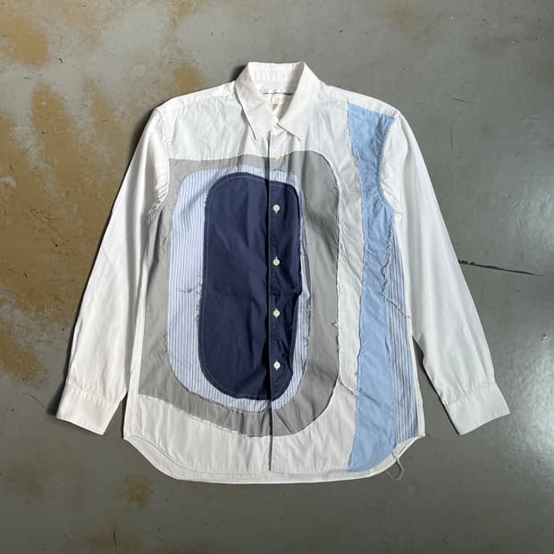 18AW Comme des garcons patch shirt