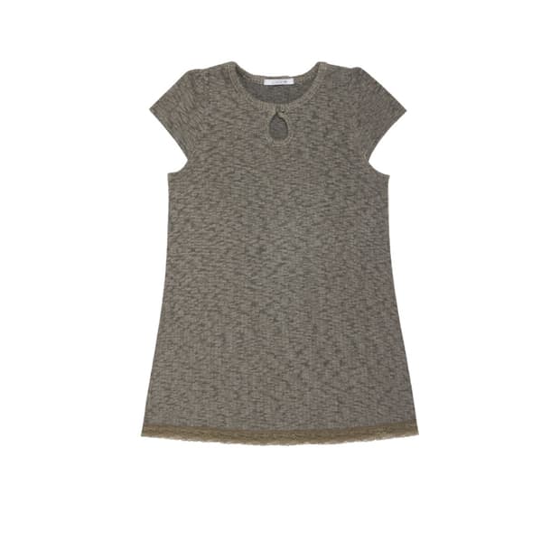 콜로신스 원피스 차콜 WEIRD DROP TOP DRESS KHAKI C