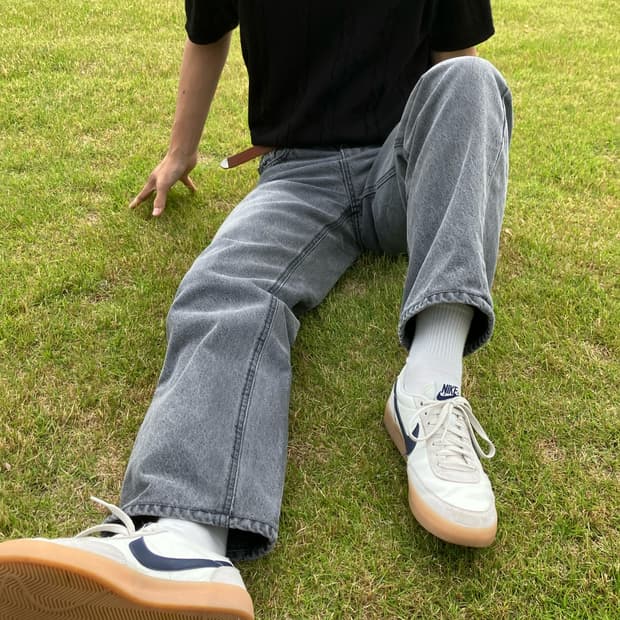 Plac 051 흑청 데님