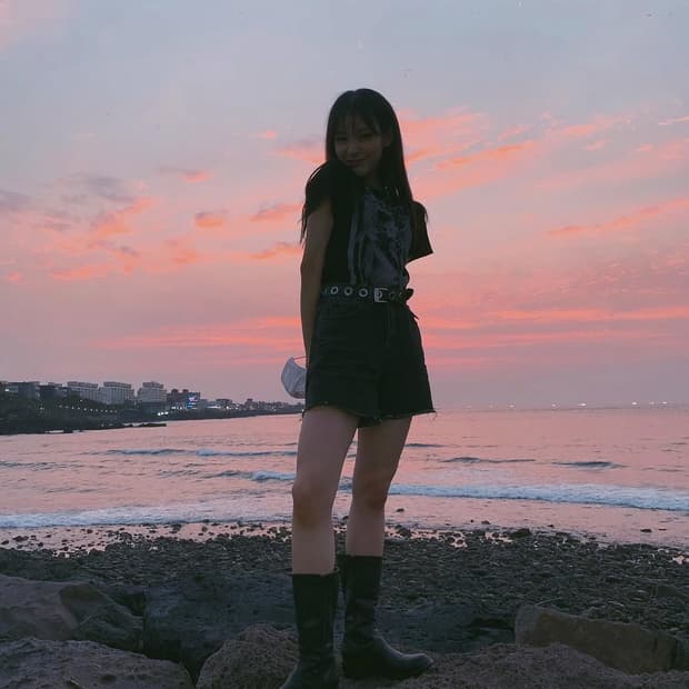 노제 미디 부츠 블랙 230
