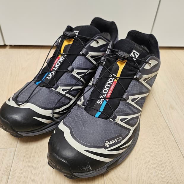 살로몬 XT-6 고어텍스 블랙 에보니 285