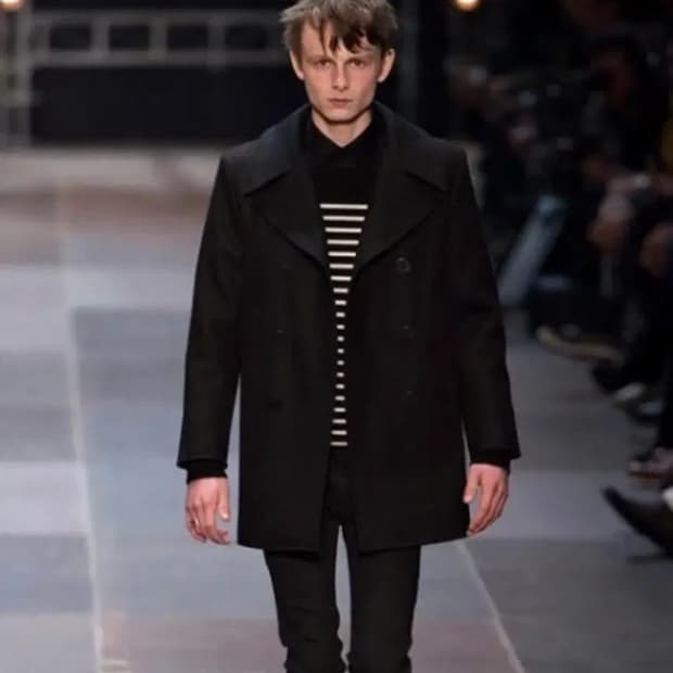 생로랑 13fw 피코트