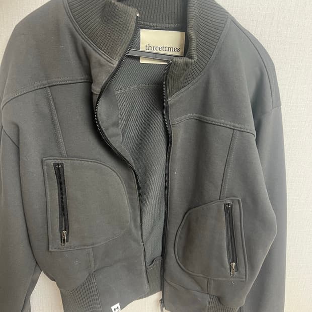 Threetimes 로렌 집업 자켓