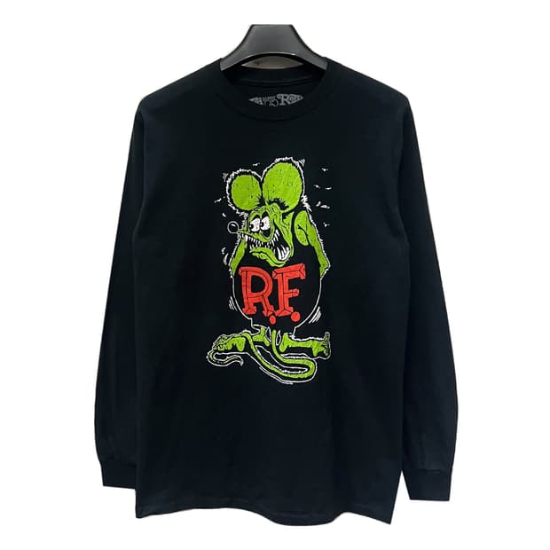 USA Ed Roth 랫 핑크 빈티지 긴팔 롱슬리브 M