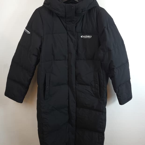 디스커버리 레스터G RDS  프리미엄구스롱패딩 블랙 90 S
