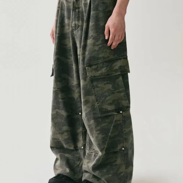어반드레스 Side Big Cargo Pants CAMO