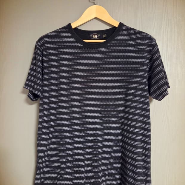RRL 더블알엘 스트라이프 저지 반팔 티셔츠 M