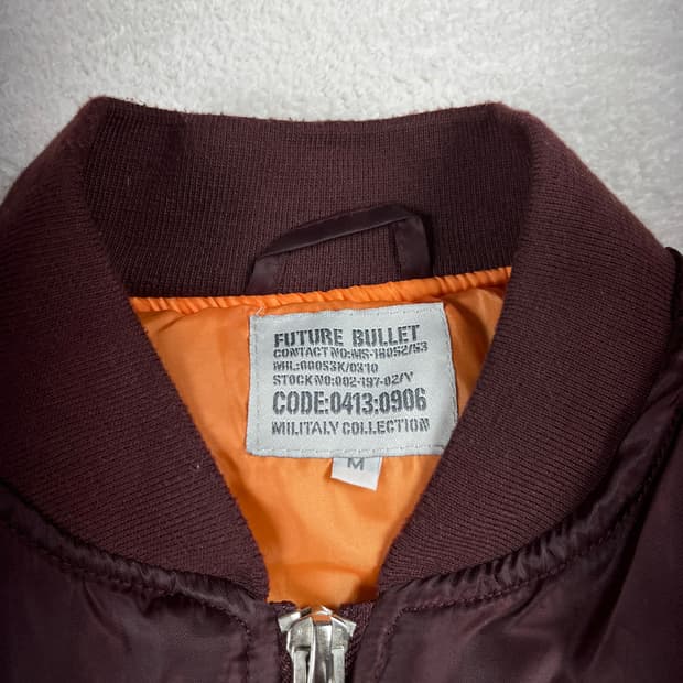 퓨처 불릿(Future Bullet)MA-1 항공자켓(실측확인)