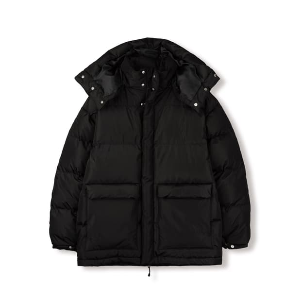 스테디에브리웨어 컴포트 다운 파카 블랙