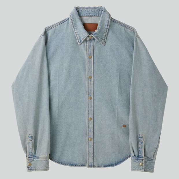 [M] 렉토 recto 24fw 잭 빈티지 데님 셔츠