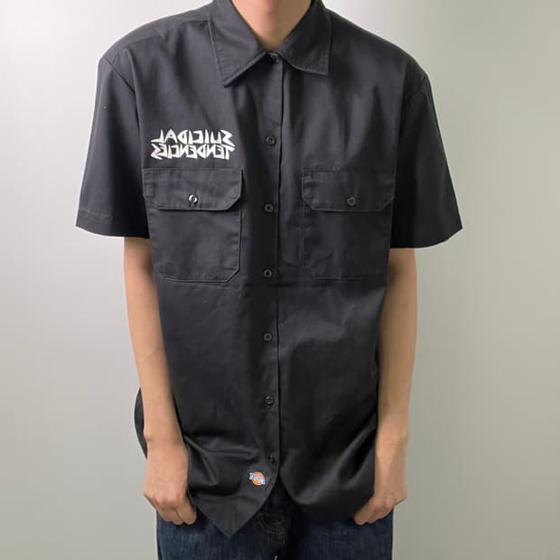 Dickies X Suicidal Tendencies 반팔 워크 셔츠 M