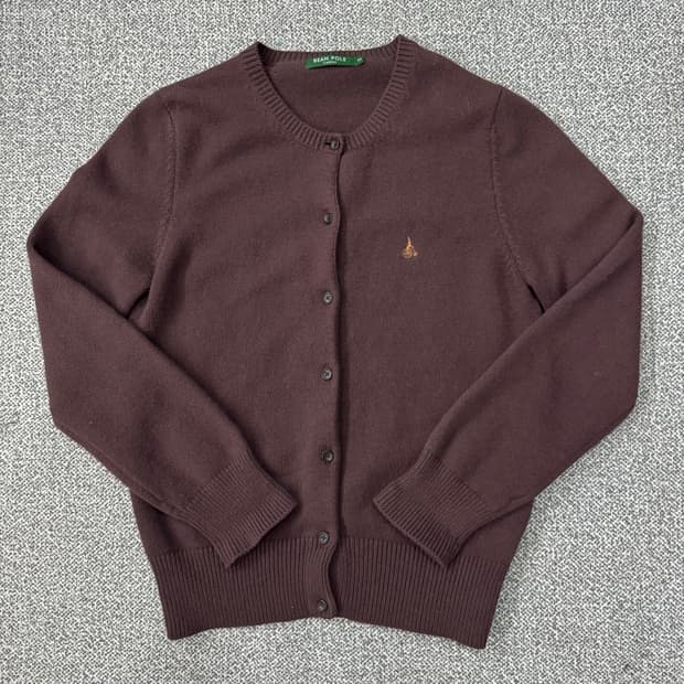 빈폴 라운드넥 가디건