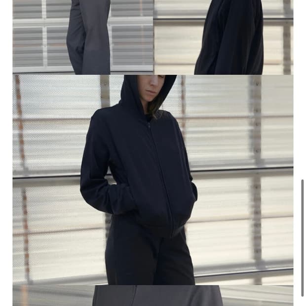 [1] 머듈 라운지 후드 블랙