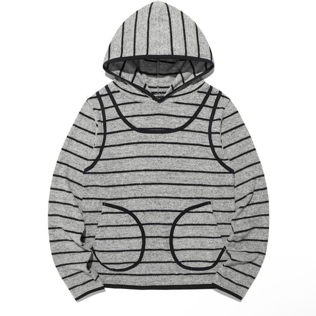 나이스고스트클럽 스트라이프 슬리브리스