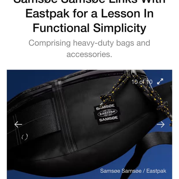 Samsøe Samsøe x Eastpak 범백(힙색)