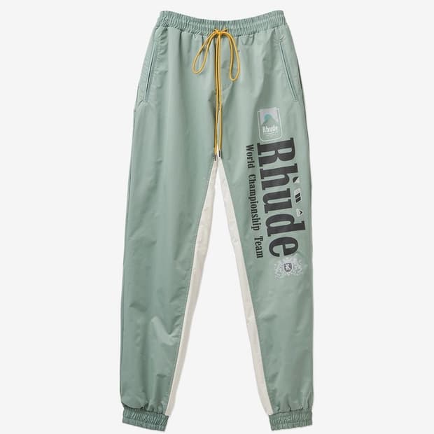 RHUDE 루드 세나 플라이트 트랙 팬츠 세이지 그린 S사이즈