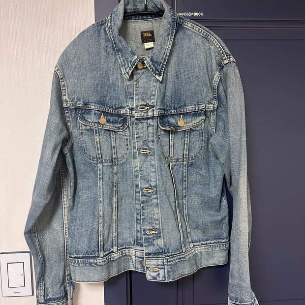 RRL 더블알엘 lot 271 블랙/워시 M
