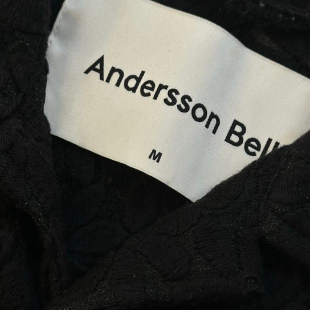 앤더슨벨 오픈 카라 셔츠