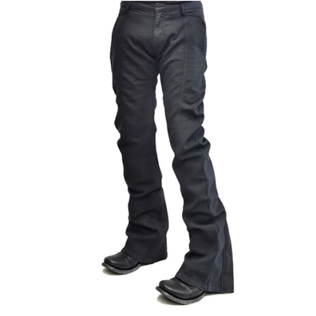 [새상품/4] ripvanwinkle 커브드 지퍼 팬츠