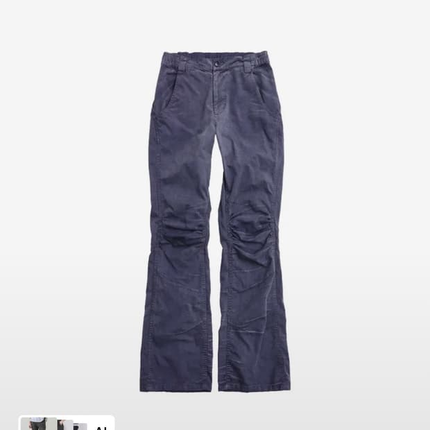 어드벤처 다이드 부츠컷 팬츠 (퍼플 차콜)