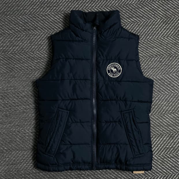 아베크롬비 y2k 크롭 빈티지 다운 베스트o 4868