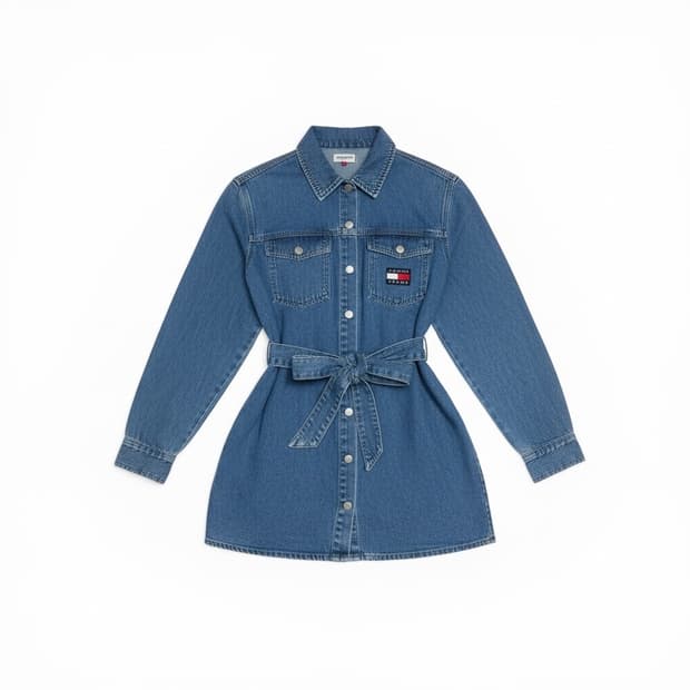 타미진스 데님 플리츠 원피스 xs