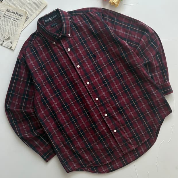 Polo 폴로랄프로렌 타탄 체크 셔츠