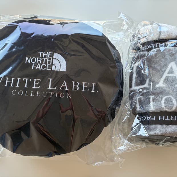 [급처] 25fw 노스페이스 캠핑세트 (쿠션+담요) 새상품 싸게드려용!