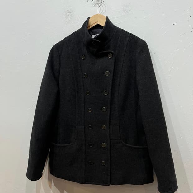 히로코 비스 더블 울 자켓 코트 우먼즈