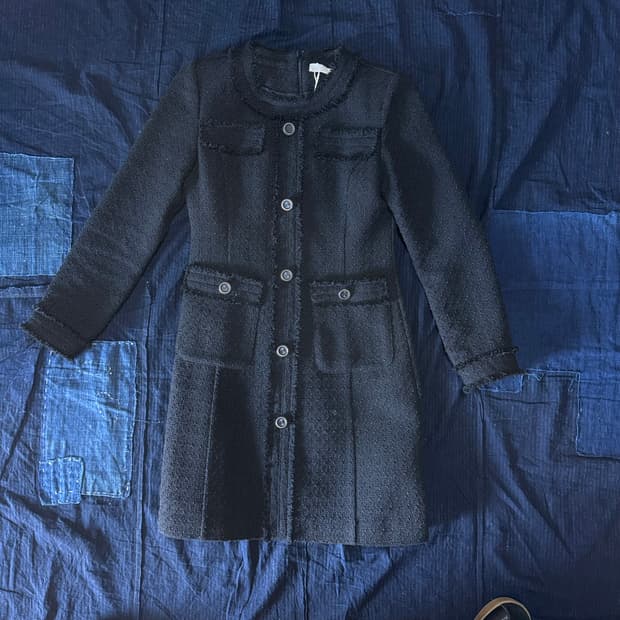 아뜨랑스 레블랑크 트위드 드레스 S