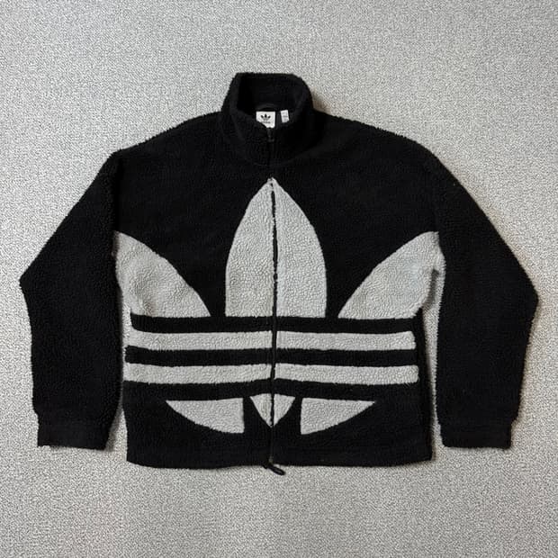 아디다스 빅 트레포일 후리스 자켓