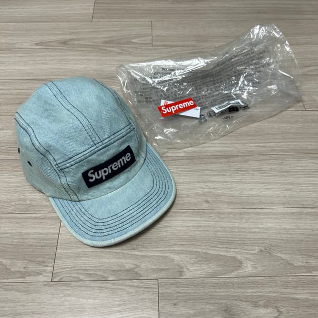 슈프림 25ss 데님 캠프캡