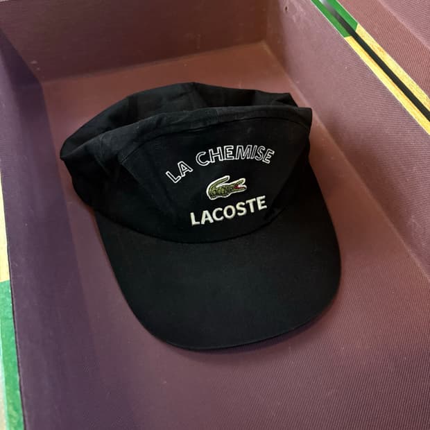80s 슈미스 자수 라코스테 빈티지 캡
