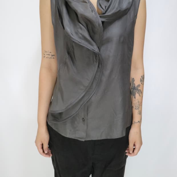 Celine frill top
