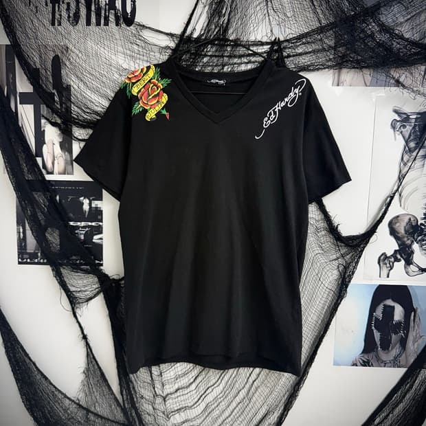 Ed hardy 프린팅 반팔
