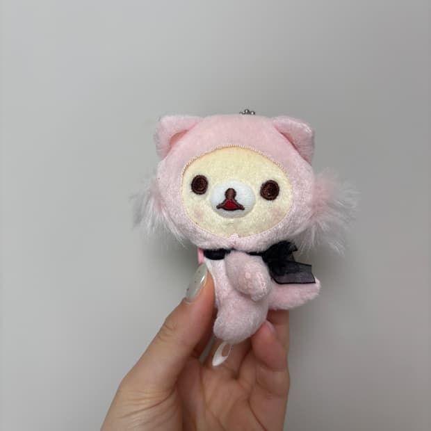 2018 고전 산엑스 코리락쿠마 네코시리즈 마스코트 키링 인형 희귀 레어