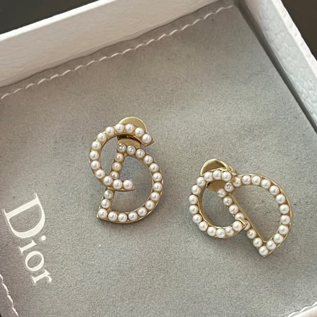 디올 진주 이어링
