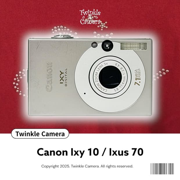 Canon ixy 캐논 익시 10 (익서스 70)
