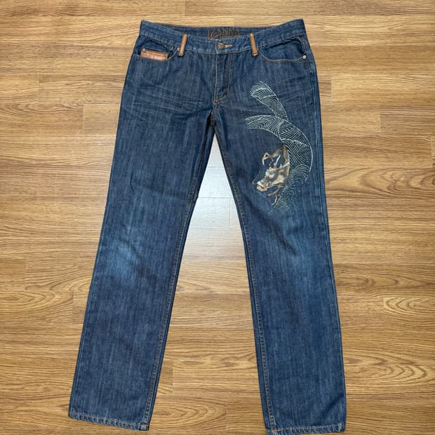 빈티지 데님팬츠