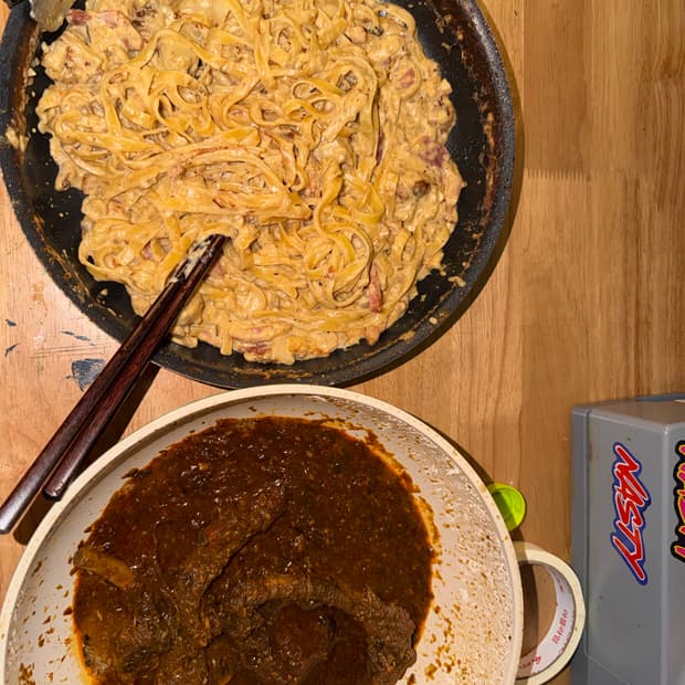 양송이크림파스타