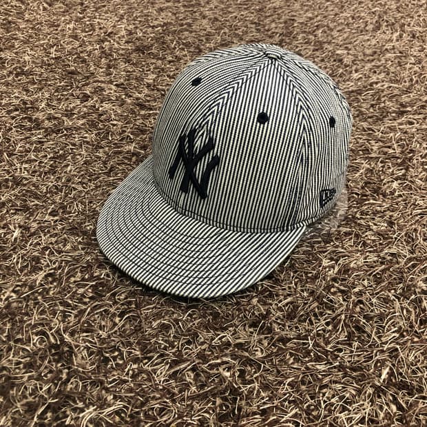 뉴에라 59fifty 스트라이프 뉴욕 양키스 캡
