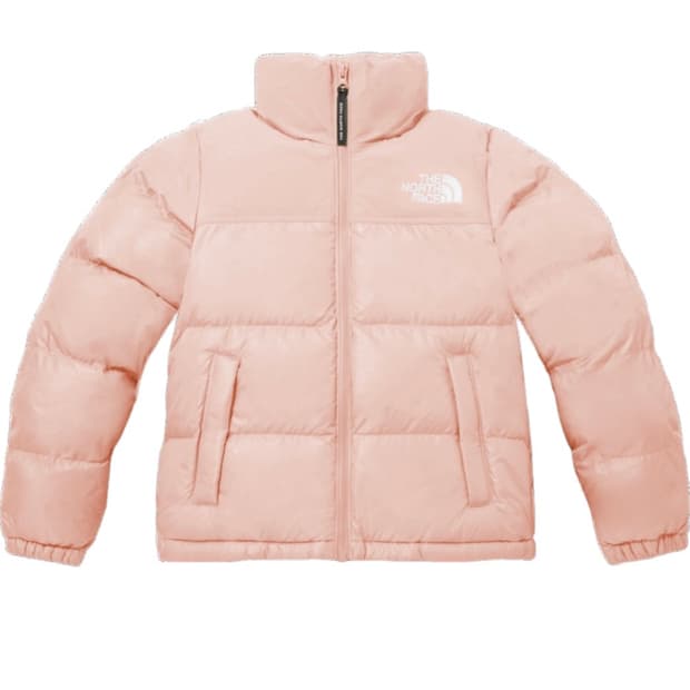 (W) 노스페이스 눕시 온 볼 자켓 페일 핑크