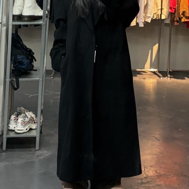 CASHMERE 캐시미어 울 롱 코트 A3149