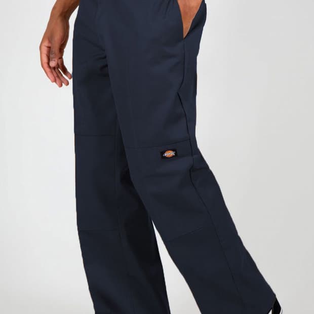 [33] 디키즈 루즈핏 더블니 트윌 워크 팬츠 네이비