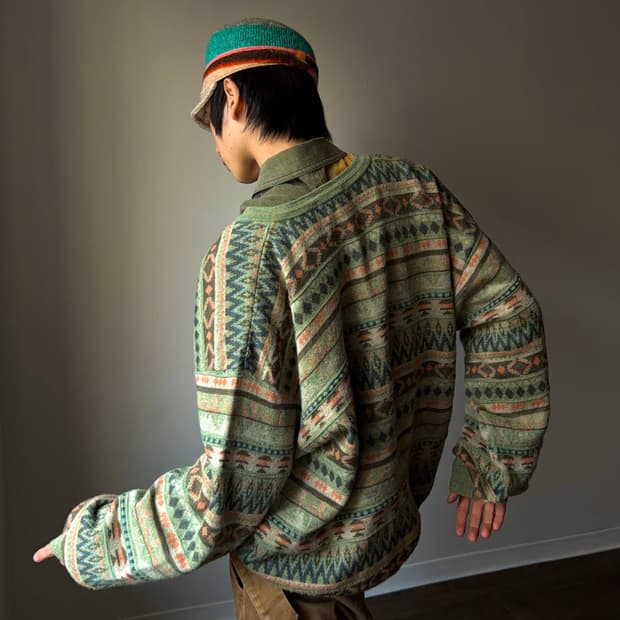 Masso Dini 오버 나바호 카디건