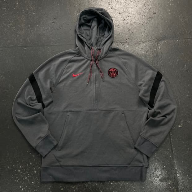 100 나이키 PSG 반집업 후드티 